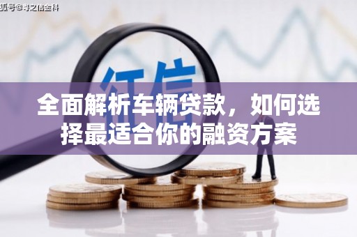 嵩明全面解析车辆贷款，如何选择最适合你的融资方案